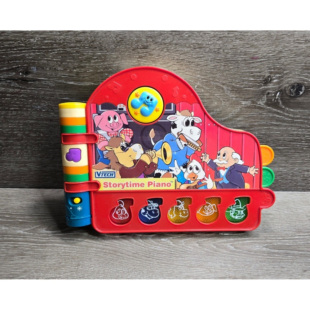 Vintage VTech Storytime Piano Educational Toy Toddler Musical Light Up Tested